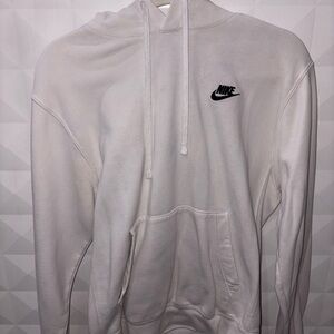 Nike White Pullover Hoodie Sweatshirt🤍